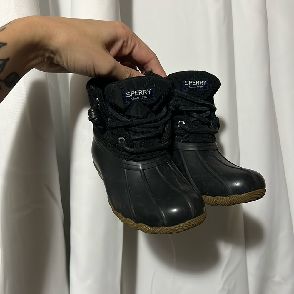 Toddler Girls Sperry duck boots